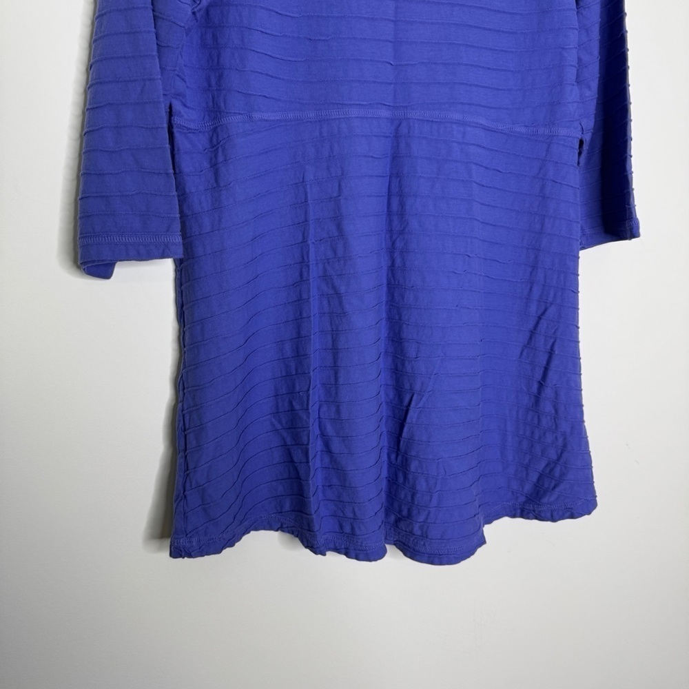 Soft Surroundings Purple Textured Top S - Picture 7 of 8